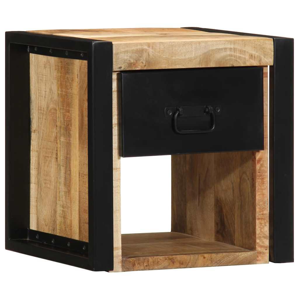 Sengeskabe 40X35X40 Cm Massivt Ru Mangotræ - 1 / Massivt mangotræ