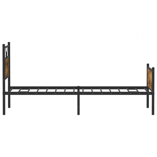 Sengeramme 75 x 190 cm uden madras - røget eg