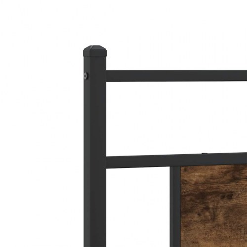 Sengeramme 75 x 190 cm uden madras - røget eg