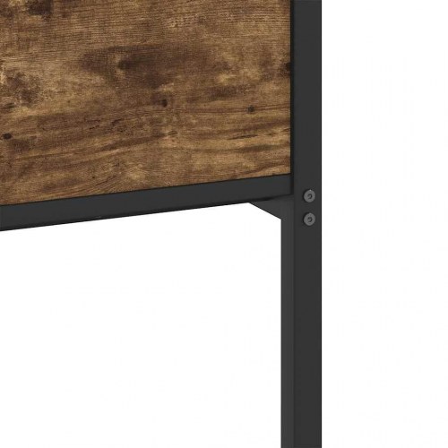 Sengeramme 75 x 190 cm uden madras - røget eg