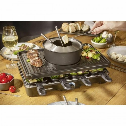 Raclette grill Severin RG2347 - sort, 8 personer, 1.400 W