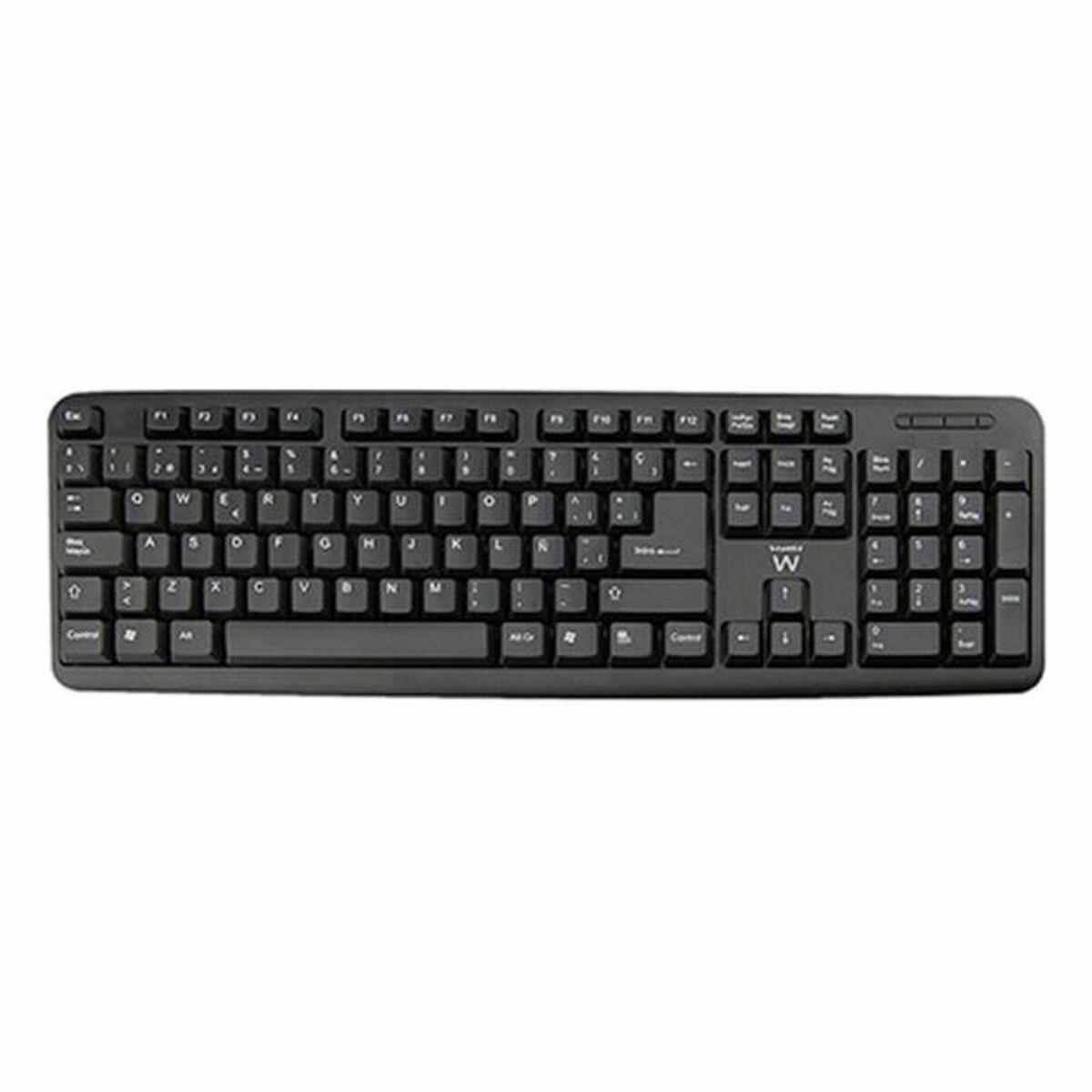 Tastatur Ewent Ew3109 Ps/2 Usb Sort