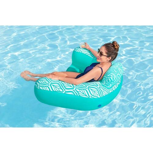 Oppustelig poolstol Bestway Comfort Plush 145 x 120 cm