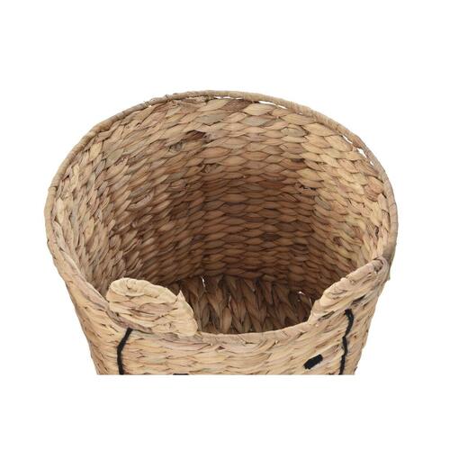 Kurv DKD Home Decor Tropisk dyr Siv (35 x 35 x 35 cm) (4 enheder)