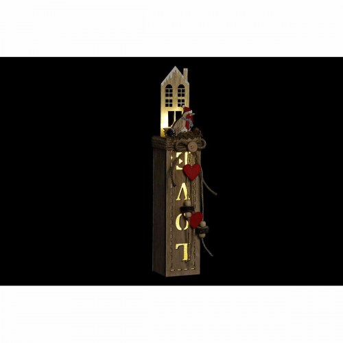 Lysdekoration til jul, natur, 2 stk. (6,5 × 7,5 × 36 cm)