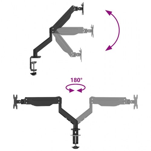 Skærmholder maks. 27" gasfjeder 10 kg