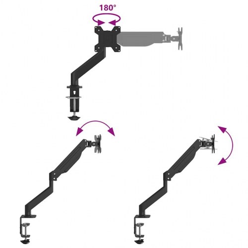 Skærmholder maks. 27" gasfjeder 10 kg