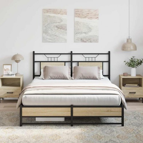 Sengeramme 137 x 190 cm uden madras - sonoma-eg