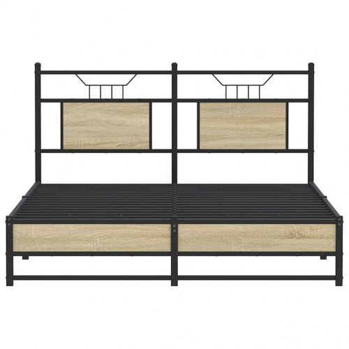 Sengeramme 137 x 190 cm uden madras - sonoma-eg