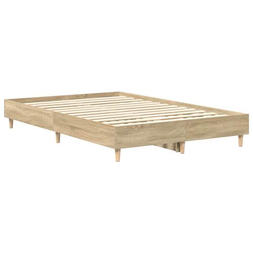 Sengestel uden madras 140x190 cm konstrueret træ sonoma-eg