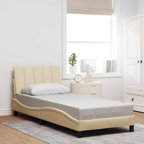 Sengeramme Hanko 80 x 200 cm uden madras - creme