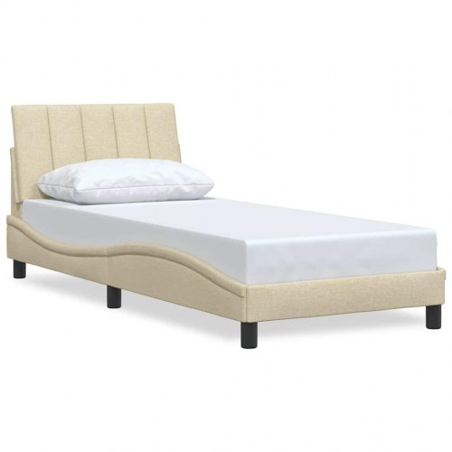 Sengeramme Hanko 80 x 200 cm uden madras - creme