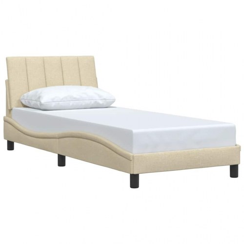 Sengeramme Hanko 80 x 200 cm uden madras - creme