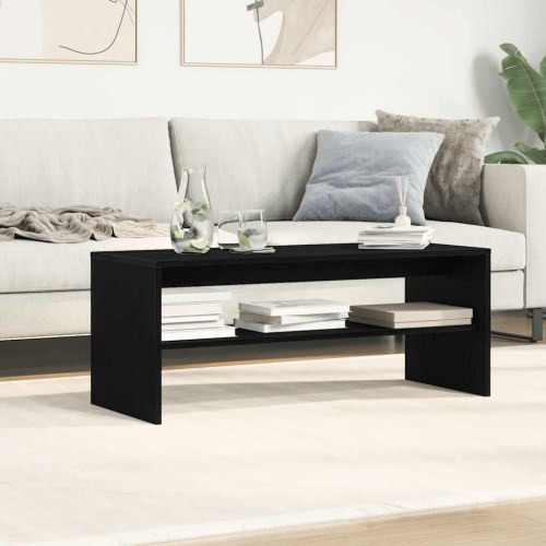 TV-bord 100 × 40 × 40 cm i konstrueret træ - sort eg
