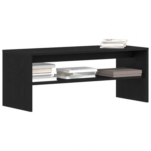 TV-bord 100 × 40 × 40 cm i konstrueret træ - sort eg