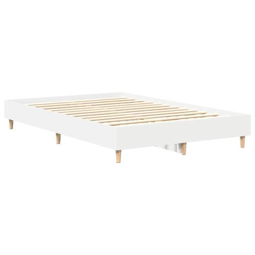 Sengestel uden madras 120x190 cm konstrueret træ hvid