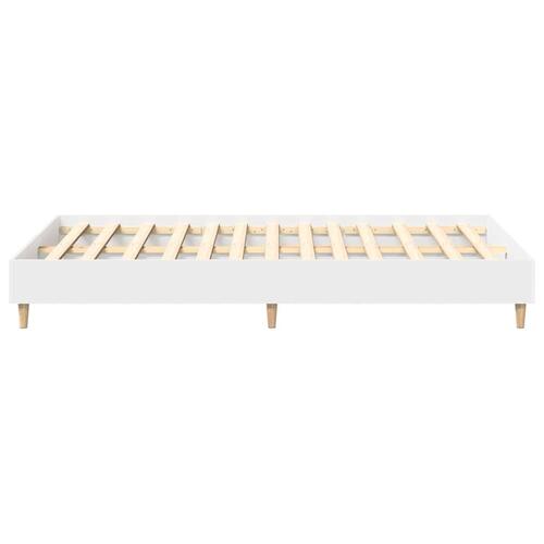 Sengestel uden madras 120x190 cm konstrueret træ hvid