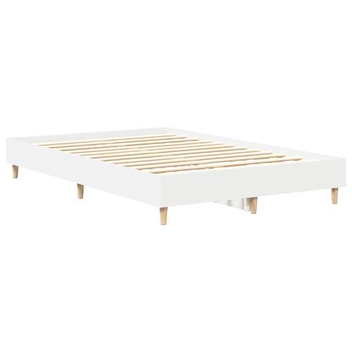 Sengestel uden madras 120x190 cm konstrueret træ hvid