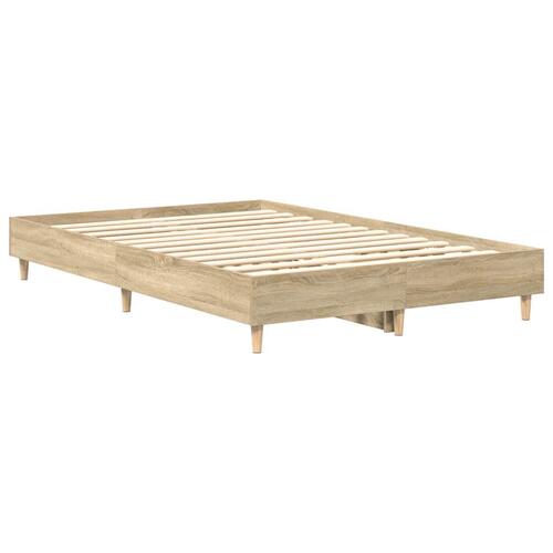 Sengestel uden madras 120x190 cm konstrueret træ sonoma-eg