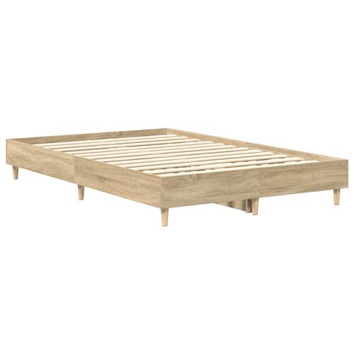 Sengestel uden madras 120x190 cm konstrueret træ sonoma-eg