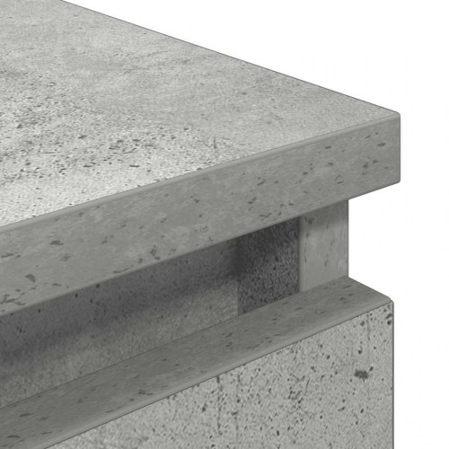 TV-bord med 4 skuffer - betongrå, 100 x 35 x 54 cm