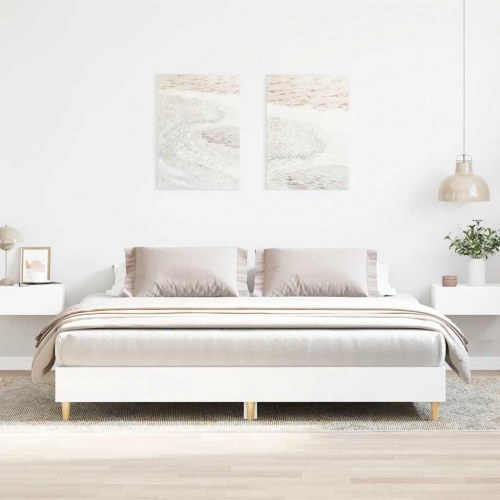 Sengestel uden madras 200 x 200 cm - hvid