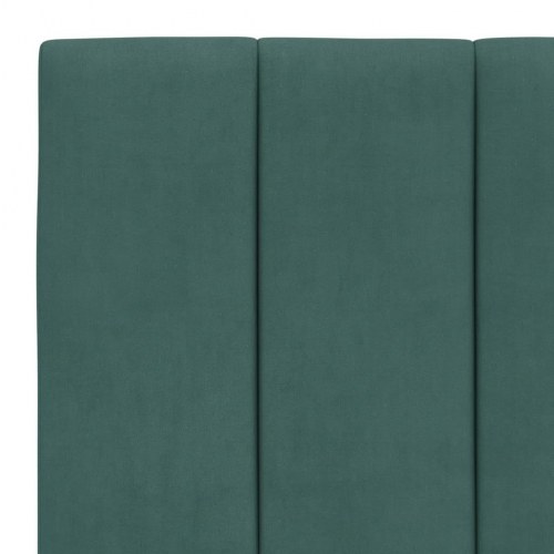 Sengeramme Hanko uden madras 90 x 200 cm - mørkegrøn fløjl