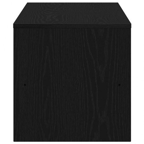 TV-bord 120 x 40 x 40 cm i sort egetræsfarve