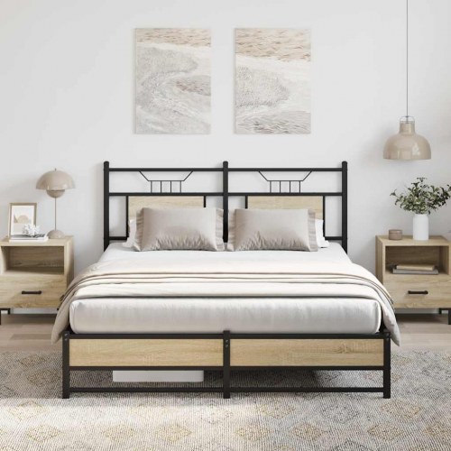 Sengeramme 140 x 190 cm uden madras - sonoma-eg