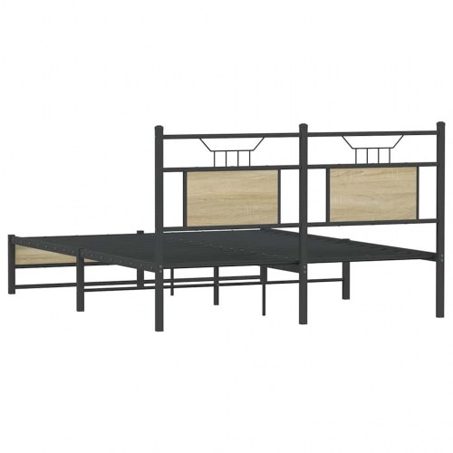 Sengeramme 140 x 190 cm uden madras - sonoma-eg