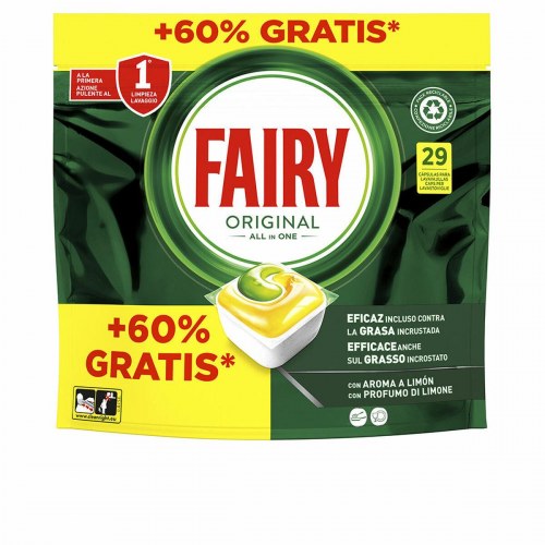 Opvasketabs Fairy Original All in One - Citron, 29 stk