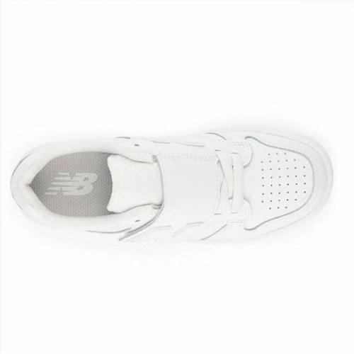 New Balance 480 Bungee Lace børnesneakers - Hvid, str. 35
