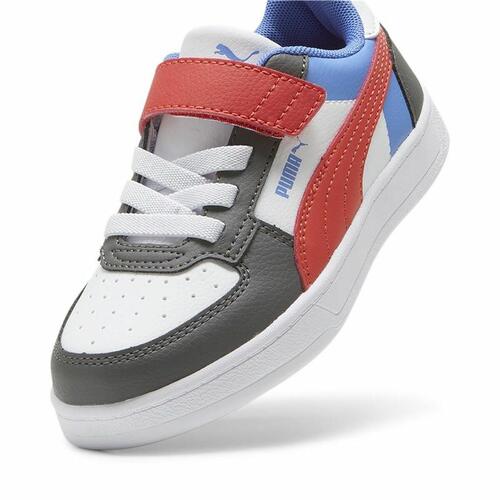 Kondisko til Børn Puma Caven 2.0 Block Cool Hvid Grå 30
