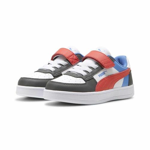 Kondisko til Børn Puma Caven 2.0 Block Cool Hvid Grå 30
