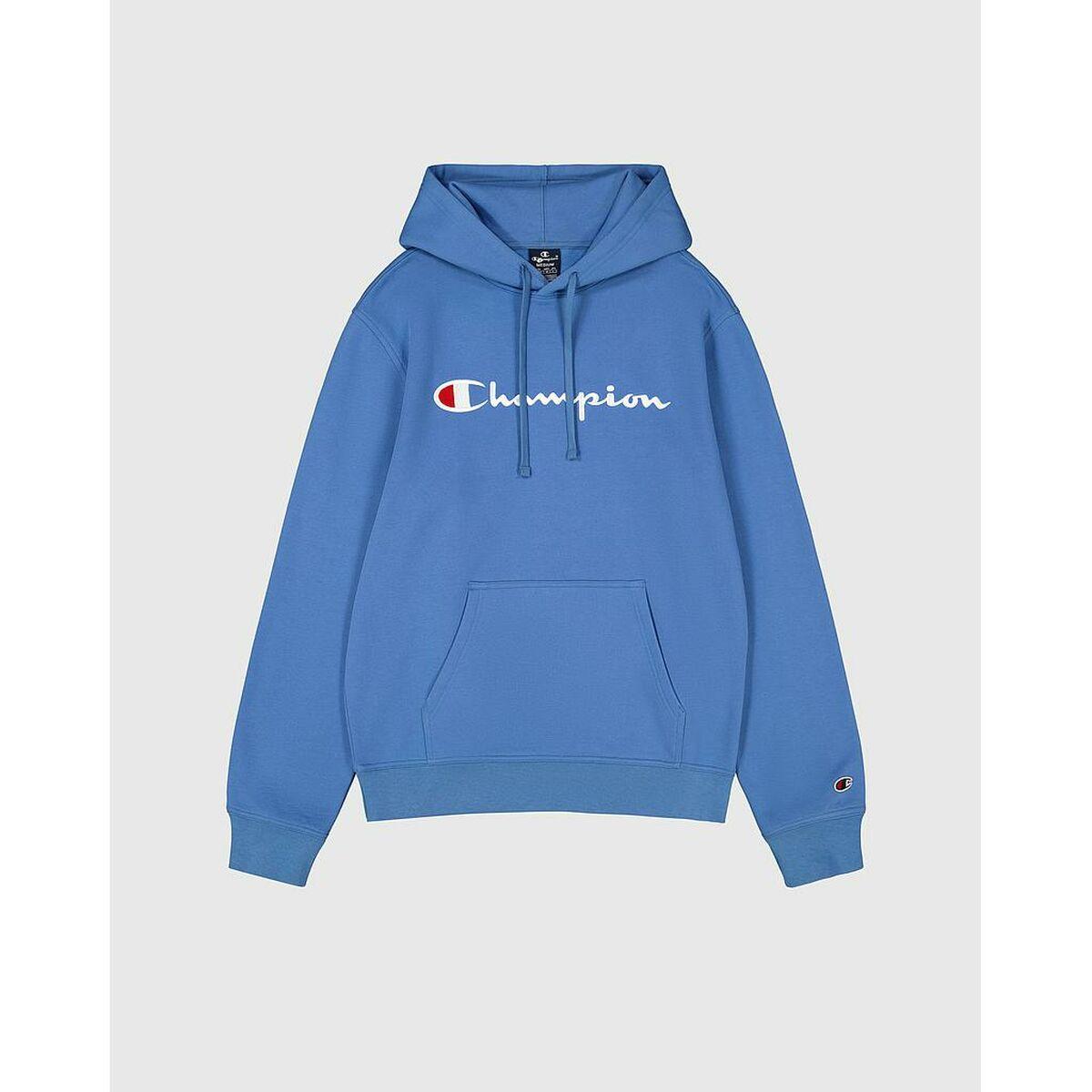 Champion hættetrøje til børn 220253-BS099 - blå sweatshirt