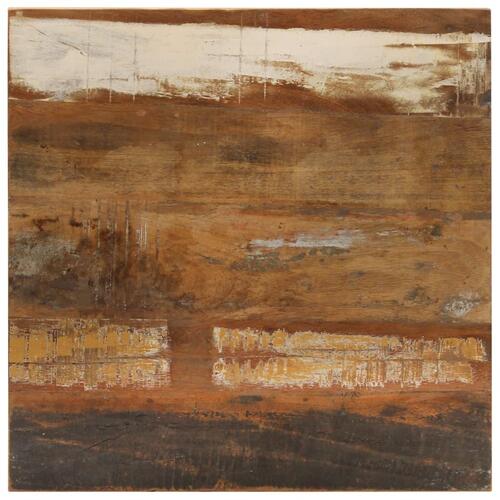 Bistrobord 60x60x110 cm firkantet massivt genbrugstræ