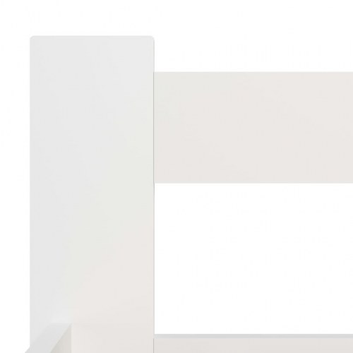 Sengestel 160 x 200 cm i massivt fyrretræ - hvid
