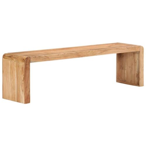 Bænk 160x38x45 cm massivt akacietræ