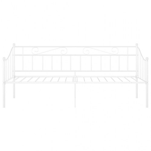 Sengestel til sovesofa 90x200 cm metal hvid