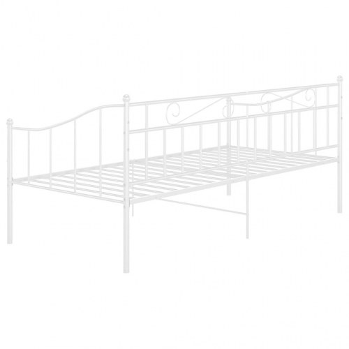 Sengestel til sovesofa 90x200 cm metal hvid