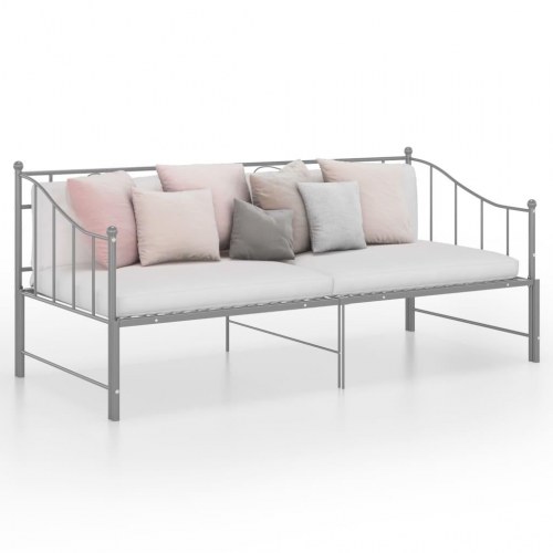 Sengestel til udtræksseng 90 x 200 cm - grå