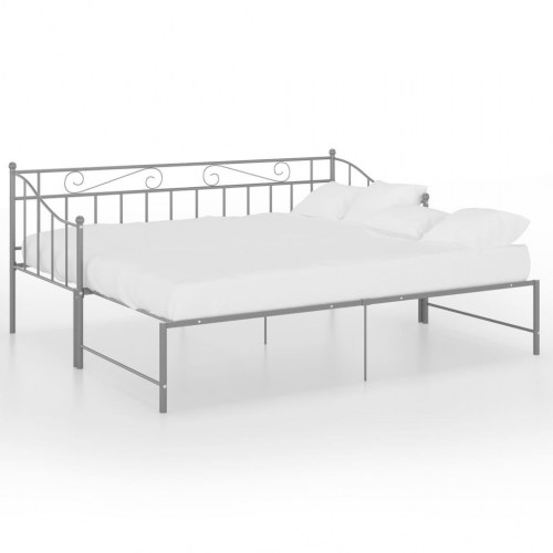 Sengestel til udtræksseng 90 x 200 cm - grå