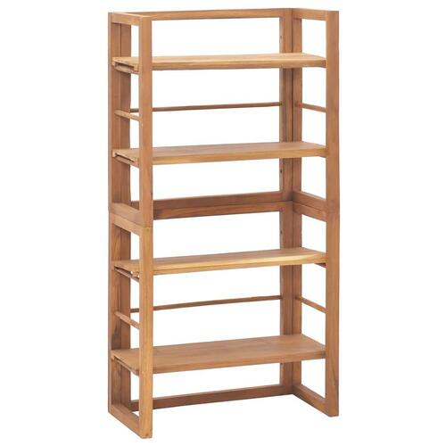 Reol 60x30x120 cm massivt teaktræ