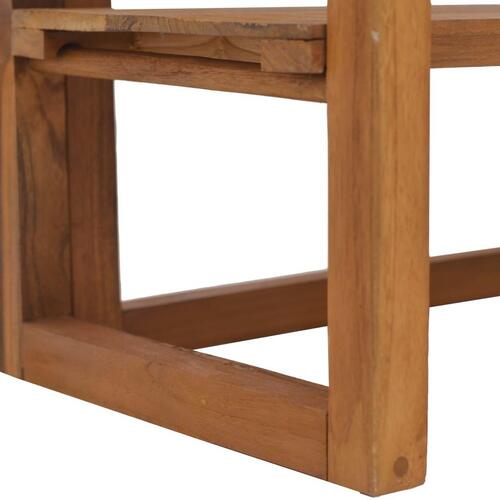Reol 60x30x120 cm massivt teaktræ