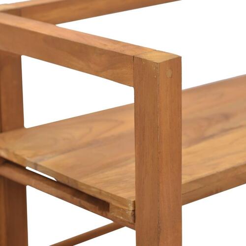 Reol 60x30x120 cm massivt teaktræ