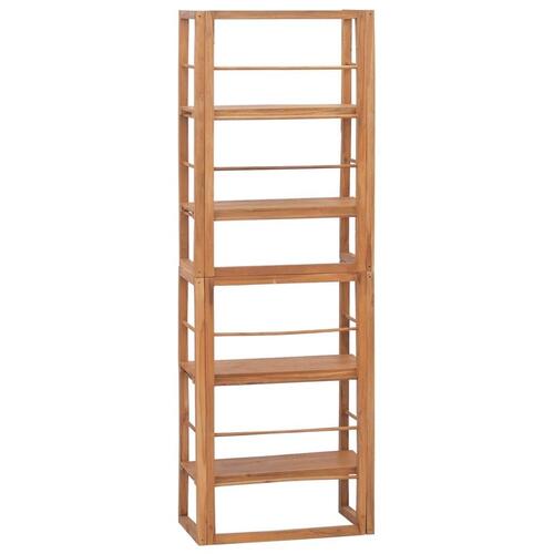 Reol 60x30x180 cm massivt teaktræ