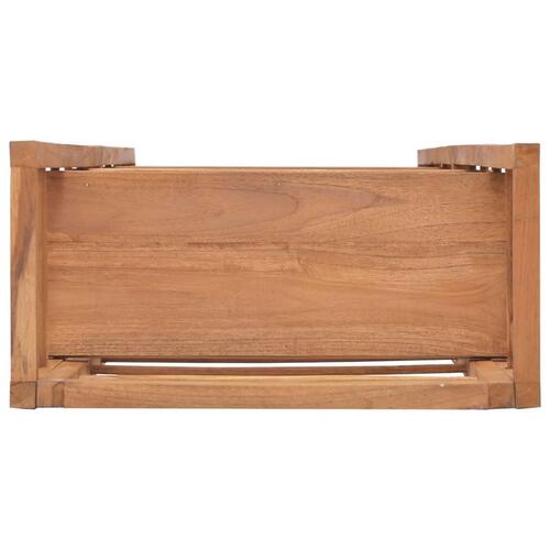 Reol 60x30x180 cm massivt teaktræ