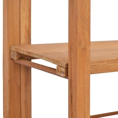 Reol 60x30x180 cm massivt teaktræ
