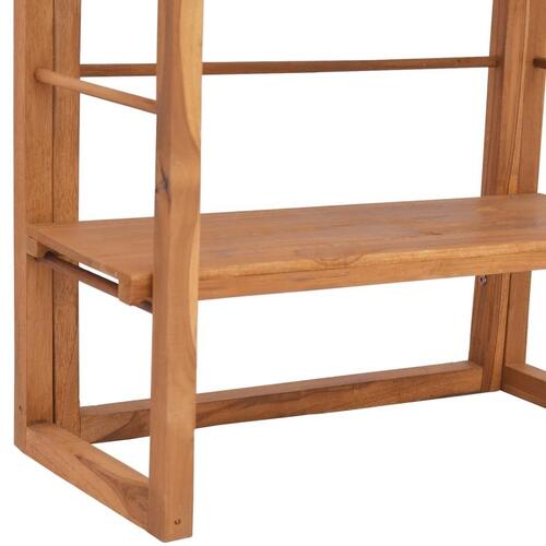 Reol 60x30x180 cm massivt teaktræ