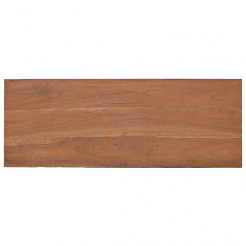 Konsolbord 80x30x80 cm massivt teaktræ
